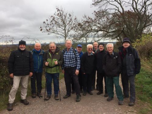 Our enthusiastic walkers pausing for a photo-opportunity!